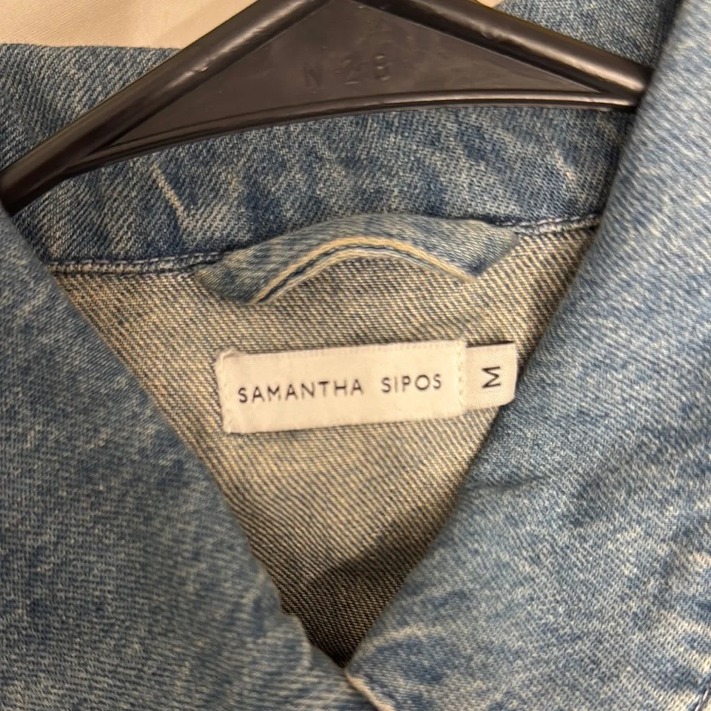 Star Pattern Denim Jacket - Picture 3 of 3